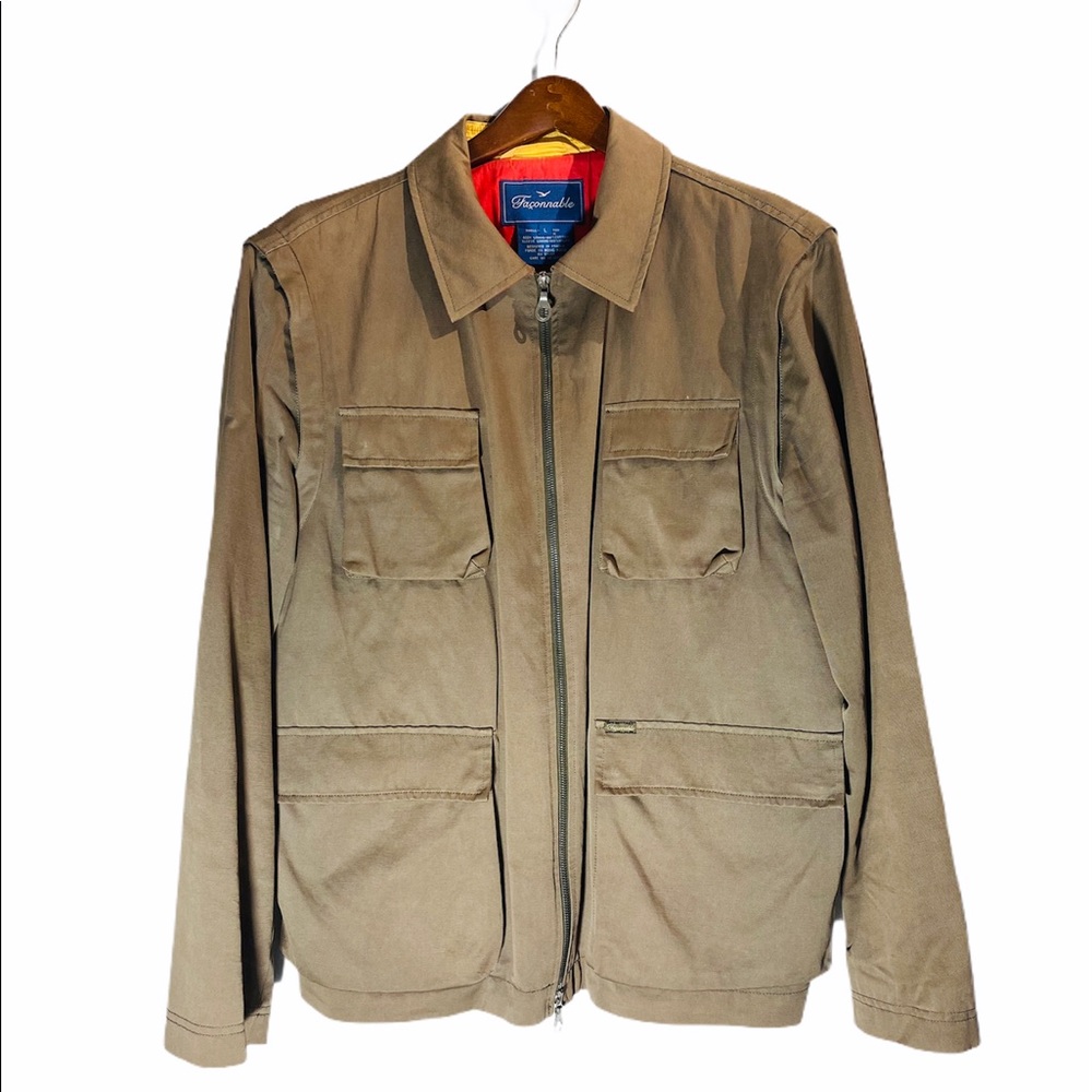 FACONNABLE**Khaki Vest/Jacket**Large**$1495